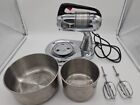 Vintage Dormeyer Silver-Chef Stand Mixer Model 4300 w/2 Bowls & Beaters - Works!