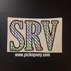 SRV Vaughan Holographic Prism Black Outline Sticker And Custom Decal Set