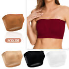 Women Breathable Padded Bandeau Tube Bra Top Stretchy Strapless Bra Plus Size