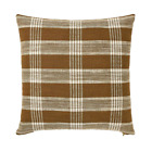 Threshold Studio McGee Woven Plaid Pillow Brown Removable Cover Cozy 20