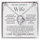 To My Wife Necklace soulmate Christmas Gifts For Women Anniversary Gift For Wife