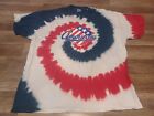 Vintage AHL Rochester Americans Amerks Red White Blue Tie Dye T-Shirt Unisex 2XL