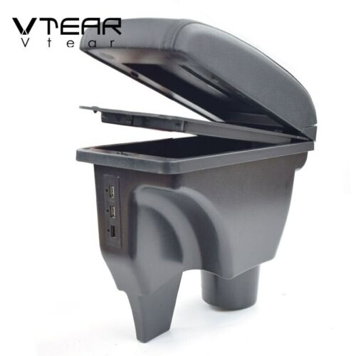 Vtear Car Armrest Storage Box Accessories Parts For Toyota Yaris Vitz VIOS Vizi (For: Toyota)