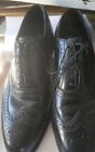 Florsheim Black Leather Wingtip Oxford Shoes Full Brogue 20330 mens Size 9.5 D