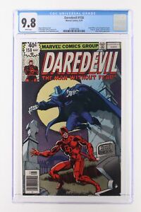 Daredevil #158 - Marvel Comics 1979 CGC 9.8 Frank Miller's run on Daredevil