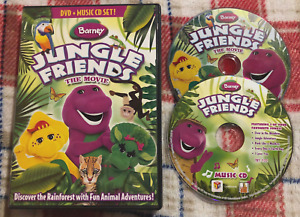 BARNEY: JUNGLE FRIENDS - THE MOVIE [2009] | DVD & MUSIC CD, Great Condition