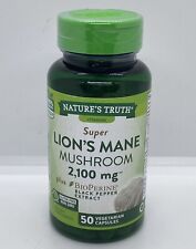 Lions Mane Mushroom Supplement, 2100mg, 50 Capsules, Vegetarian, Non GMO