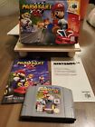 New ListingMario Kart 64 Complete in Box for Nintendo 64 N64 CIB **TESTED & AUTHENTIC**