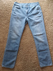 Levis 511 Slim 36x34 Light Mist Blue Jeans 04511-0751 Vintage Mens Slim Fit