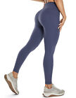 Women's No Front Seam High Waisted Wokout Leggings 25 In Yoga Pants with Pockets