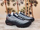 Nike Air Max 95 Smoke Grey Track Red Sneakers DM0011-007 Men's Size 11.5 NEW