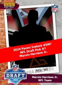 2024 Panini Instant DN? Marvin Harrison Jr NFL Draft Night ?? Overall Pick RC PS