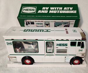 BRAND NEW in Box 2018 HESS Toy Truck RV with ATV and Motorbike. Free shipping