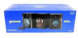 100W Home Audio System Shelf Stereo Bluetooth CD USB Boombox with Remote