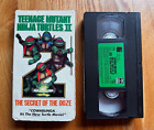 Teenage Mutant Ninja Turtles II 2 The SECRET of the OOZE VHS 1991