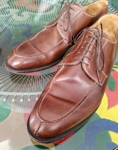 MINTY! Hand MADE Italy Sutor MANTELLASSI men's SADDLE brown OXFORD Shoes 13 Buy!
