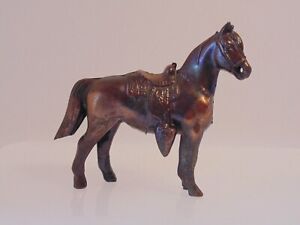 New ListingVintage Cast Metal Horse Figurine Bronze/Copper Finish