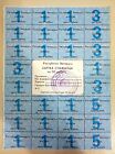 Belarus. Coupon / consumer's card / note: 50 rubles 1992, P-A11/12/14 (a)UNC