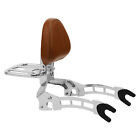 Chrome Passenger Backrest Sissy Bar Fit For Indian Scout 15-23 Scout Sixty 16-Up