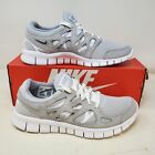 Men's Nike Free Run 2 Comfy Running Shoes / Wolf Grey White / 537732 014 / NEW