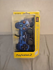 OEM Sony Playstation 2 PS2 Dual Shock 2  Ocean Blue Analog Controller NEW