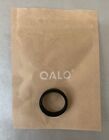 Qalo Unisex Adult Polished Step Edge Black Silicone Wedding Ring Choose Size