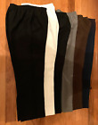 Lot Of 6 Alfred Dunner Women's Pants Sz 12 Pull On Elastic Assorted Colors
