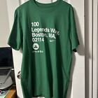 NWT-Men’s Nike Boston Celtics Dri Fit Cotton T Shirt Green-Size LARGE