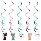 Purr-Fect Kitty Cat Party Hanging Dangler 5 Pack 39