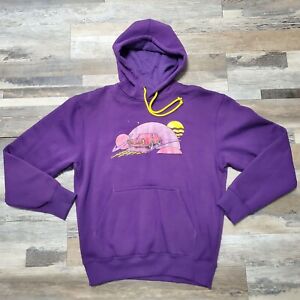 Five Hills Purple Quackity Night Drive Hoodie Sweatshirt Mens Size M