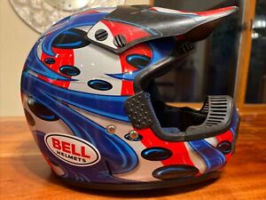 Vintage Bell Motocross Helmet - Jeremy McGrath Replica