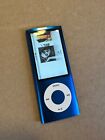Apple iPod Nano 5th Generation 8GB Blue Working Tested Case Bundle