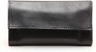Jobey Black Lambskin Large Roll up Pipe Tobacco Pouch Surgical Rubber Lined 6206