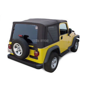 Jeep Wrangler TJ Soft Top, 03-06, Tinted Windows, Black Diamond (For: Jeep Wrangler)