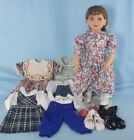 22” Vintage My Twinn Doll Catherine w Freckles, Box +4 Extra Outfits, Shoes