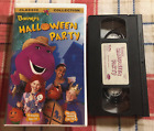 Barney: BARNEY'S HALLOWEEN PARTY [1998] | Canadian Clamshell VHS TAPE, Tested