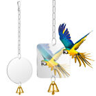 New ListingParrot Acrylic Mirror 2x Bird Cage Accessories Bird Mirror Toy for Parakeet