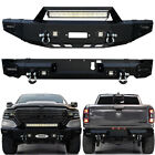Vijay For 2019-2024 Ram 1500 Steel Front or Rear Bumper w/ D-Rings and Lights