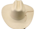 STETSON Men's 5X Ranch Tan Cowboy Hat 7 1/8 Large, NEW!
