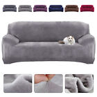 Stretch Plush Sofa Covers 1 2 3 4 Seater Thick Couch Chair Slipcover Protector