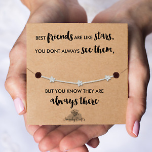 Best friend gifts bracelet, best friends bracelet, good friends are like stars
