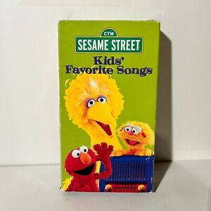 Sesame Street Kids' Favorite Songs ©1999 Elmo Big Bird *BUY 2 GET 1 FREE VHS