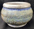 Jim Richardson Studio Pottery Bowl Hand Thrown Carved Incised Athens, GA