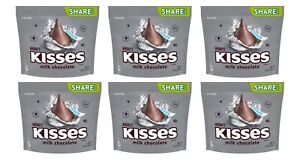 HERSHEY'S KISSES Milk Chocolate, Share Size - 6 Pack