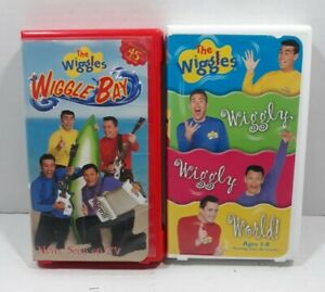 Wiggle Bay & Wiggly Wiggly World VHS Cassettes