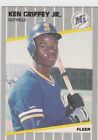 Ken Griffey Jr. 1989 Fleer 548 Seattle Mariners RC Baseball Card
