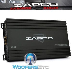 ZAPCO ST-5B CLASS AB 5-CHANNEL COMPONENT SPEAKERS TWEETERS SUBWOOFERS AMPLIFIER