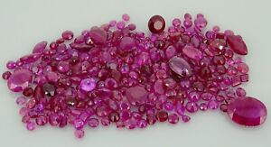 mixed lot of natural Rubies 22.36ct natural loose gemstones
