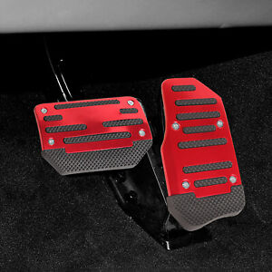 Red Non-Slip Automatic Gas Brake Foot Pedal Pad Cover Car Accessories Parts (For: 2006 Mazda 6)