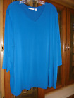 Susan Graver blue tunic top size 3x